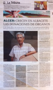 ALCER donar órganos albacete