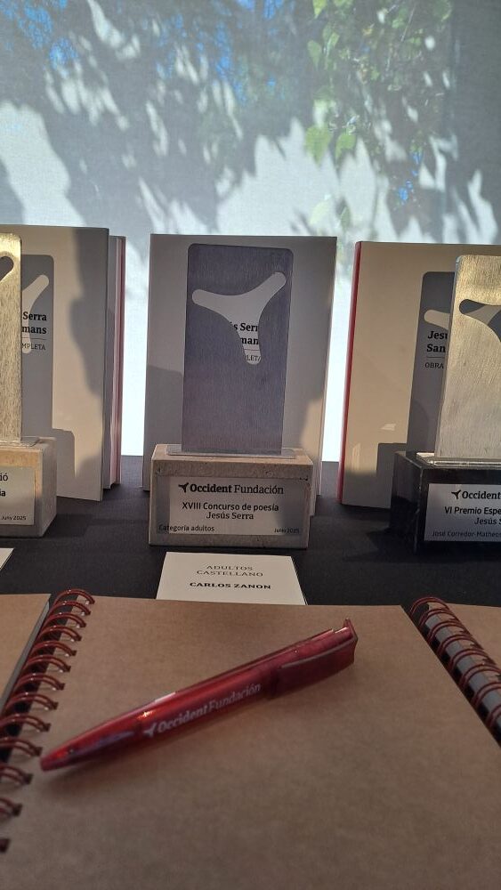 Ricardo Pérez XVIII Premio Poesía Jesús Serra